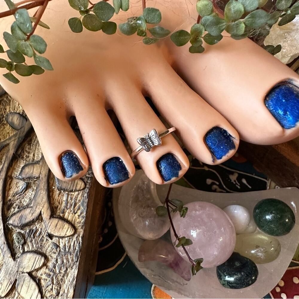 Butterfly Sterling Silver Toe Ring